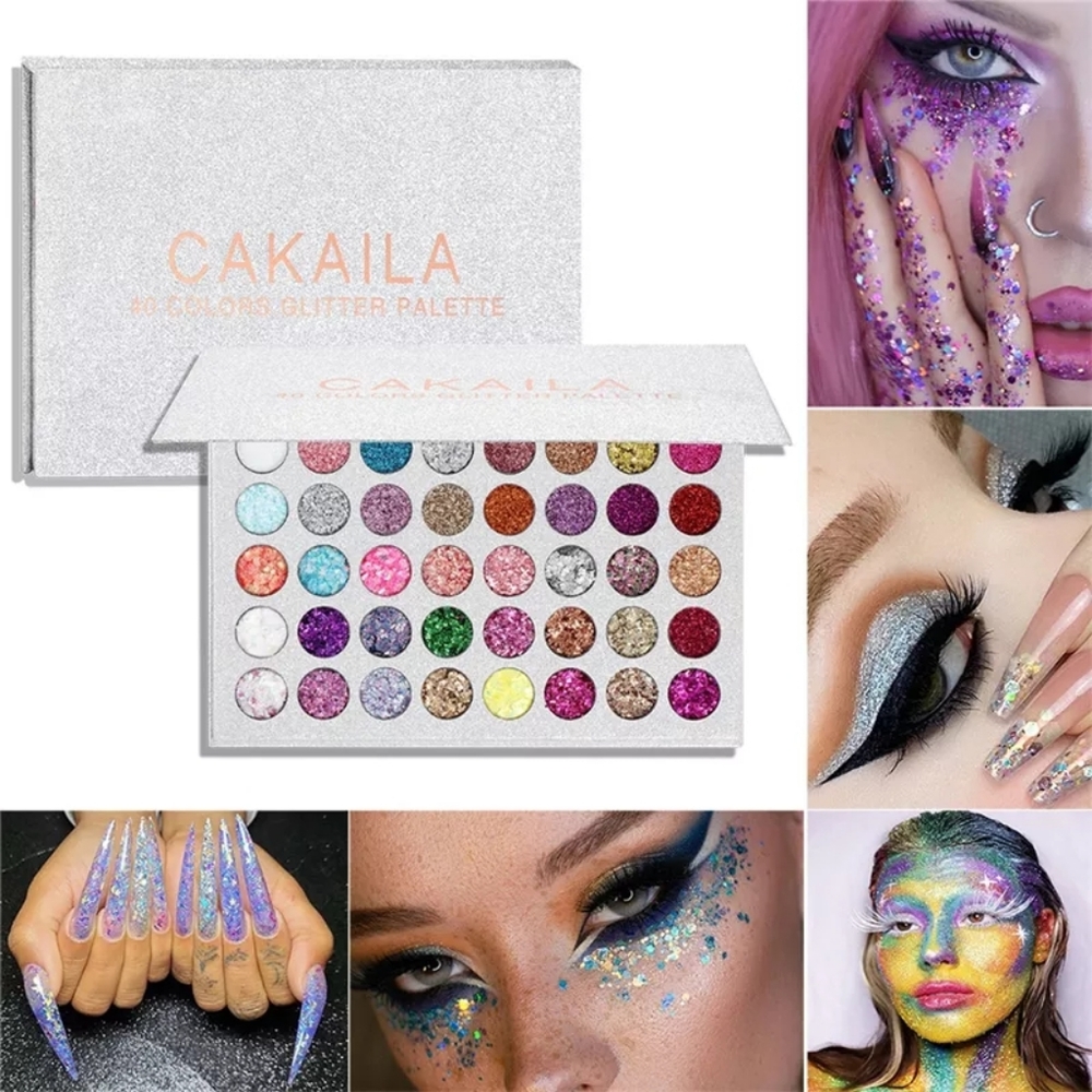 40 Colors Glitter  Eye Shadow Pallette